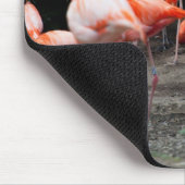 Tropical Beach Birds Destination Flamingos Mousepad (Ecke)