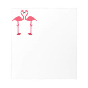 Tropical Beach Birds Destination Flamingos Notizblock