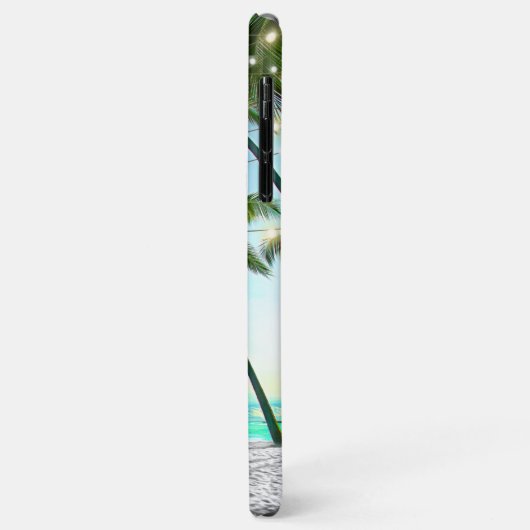 Tropical Beach Blessed Palm Trees String Lights Case-Mate iPhone Hülle (Hinten/Links)