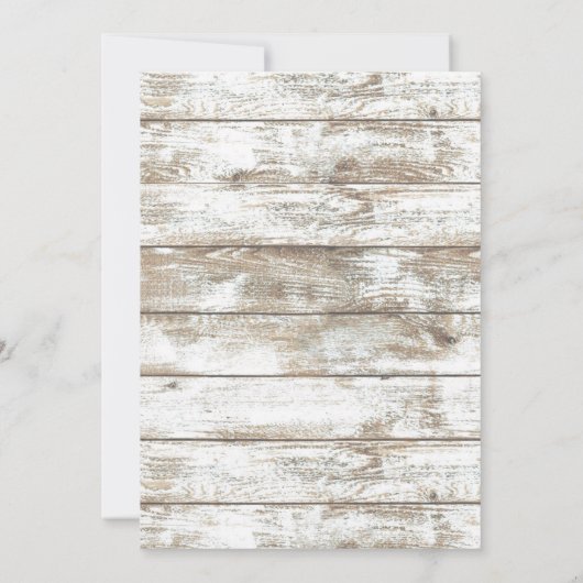 Tropical Beach Blume & Starfish Sweet 16 Geburtsta Einladung (Rückseite)