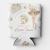 Tropical Beach Brautparty Dosenkühler (Vorderseite)