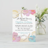 Tropical Beach Brautparty Einladung (Stehend Vorderseite)