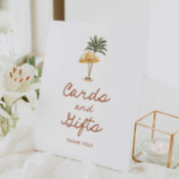 Tropical Beach Brautparty Karten und Geschenkszeic