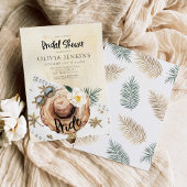 Tropical Beach Bridal Dusche Einladung