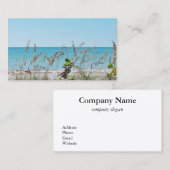 Tropical Beach Business Card Visitenkarte (Vorne/Hinten)
