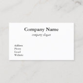 Tropical Beach Business Card Visitenkarte (Rückseite)