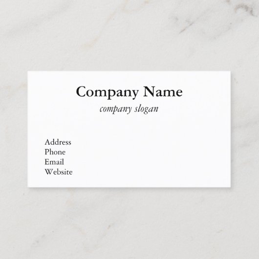 Tropical Beach Business Card Visitenkarte (Rückseite)