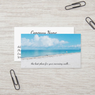 Tropical Beach Business Card Visitenkarte