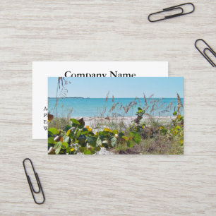 Tropical Beach Business Card Visitenkarte