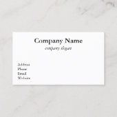 Tropical Beach Business Card Visitenkarte (Rückseite)