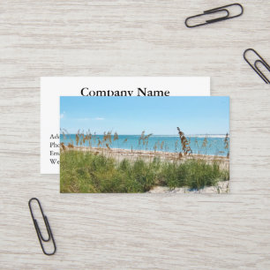 Tropical Beach Business Card Visitenkarte
