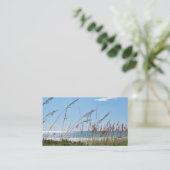 Tropical Beach Business Card Visitenkarte (Stehend Vorderseite)