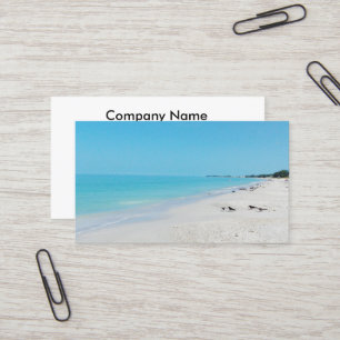 Tropical Beach Business Cards Visitenkarte