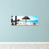 Tropical Beach Canvas Print Leinwanddruck (Insitu (Holzboden))