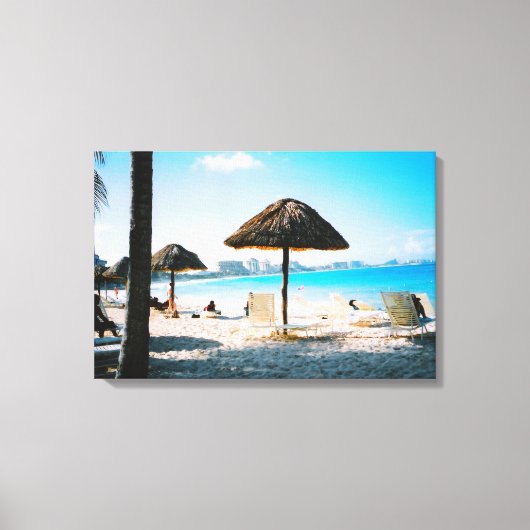 Tropical Beach Canvas Print Leinwanddruck (Vorderseite)