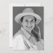 Tropical Beach Celebration of Life Funeral Einladung (Rückseite)