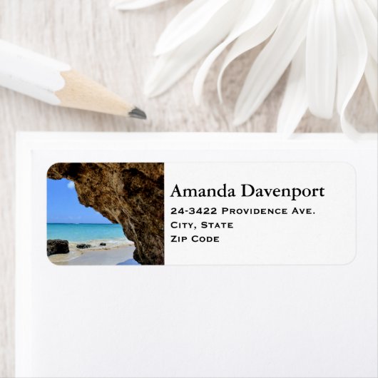 Tropical Beach Coast mit Big Rock-Adresse (Insitu)