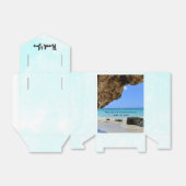 Tropical Beach Coast mit einer Big Rock Hochzeit Geschenkschachtel (Ungefaltet)