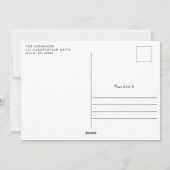 Tropical Beach Coastal Foto Weihnachtskarte Feiertagskarte (Rückseite)