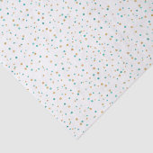 Tropical Beach Coastal türkis und braun Punkte Seidenpapier (Ausschnitt)