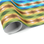 Tropical Beach Colored Kaleidoskop Abstrakt Art Geschenkpapier (Rolleneckpunkt)