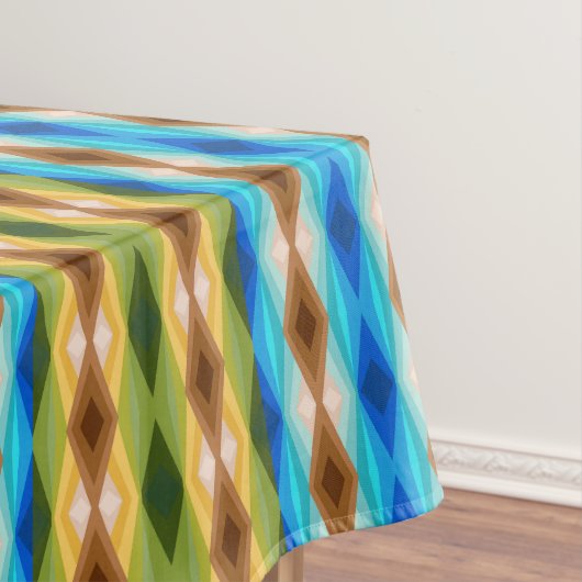 Tropical Beach Colored Kaleidoskop Abstrakt Art Tischdecke (Beispiel)