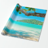 Tropical Beach Decoupage Geschenkpapier (Ungerollt)