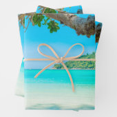 Tropical Beach Decoupage Geschenkpapier Set (Beispiel)