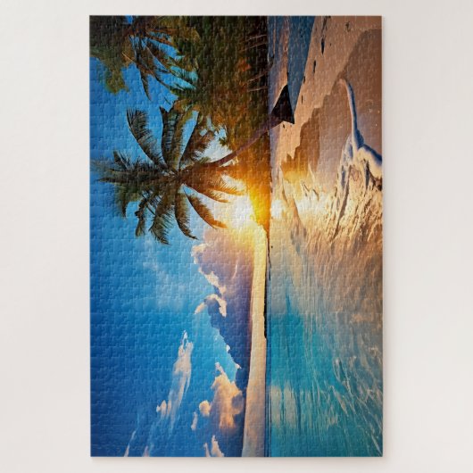 Tropical Beach Destination Puzzle (Vertikal)