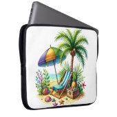 Tropical Beach Elektronik-Tasche Laptopschutzhülle (Vorne Rechts)
