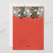 Tropical Beach Family Foto Feiertagskarte (Rückseite)