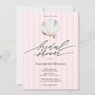 Tropical Beach Floral Arbor Bridal Einladung