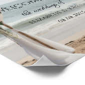 Tropical Beach Floral Arbor Poster (Ecke)