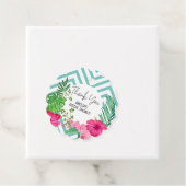 Tropical Beach Floral Brautparty Geschenke Geschenkanhänger (Beispiel)