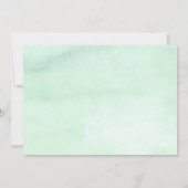 Tropical Beach Floral Watercolor Sweet 16 Einladung (Rückseite)