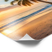 Tropical Beach Foto Print (Ecke)