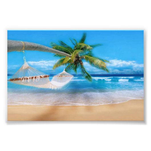 Tropical Beach Foto Print (Vorne)