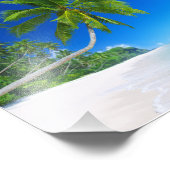 Tropical Beach Foto Print (Ecke)