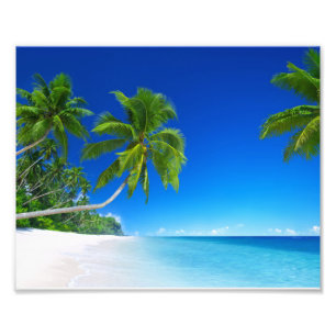 Tropical Beach Foto Print