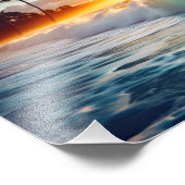 Tropical Beach Foto Print (Ecke)