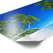 Tropical Beach Foto Print (Ecke)