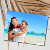 Tropical Beach Foto Wedding Save the Date