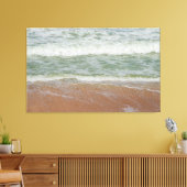 Tropical Beach Fotografy Ocean Waves Summer Sand Leinwanddruck (Insitu (Wohnzimmer))