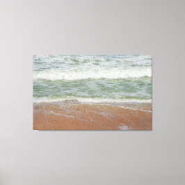 Tropical Beach Fotografy Ocean Waves Summer Sand Leinwanddruck
