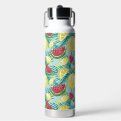 Tropical Beach Fruit Watermelon Lemon Ananas Trinkflasche (Vorderseite)
