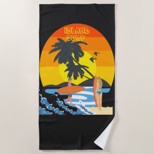 Tropical Beach Fun Strandtuch