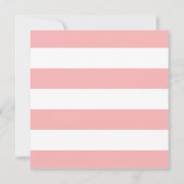 Tropical Beach Gear Umbrella Bridal Shower Einladung (Rückseite)