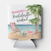 Tropical Beach Girls Weekend Junggeselinnen-Abschi Dosenkühler (Rückseite)