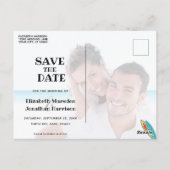 Tropical Beach Hawaii Palm Surfboards Red Truck Postkarte (Rückseite)