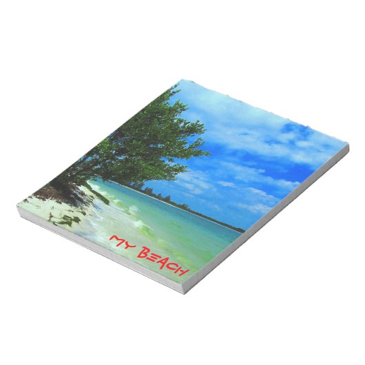 Tropical Beach HideAway Editor Notizblock (Rotiert)